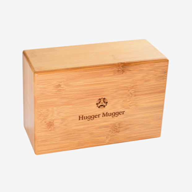 Bamboo Yoga Block (Front Angle)