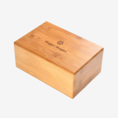 Bamboo Yoga Block (Side Angle)
