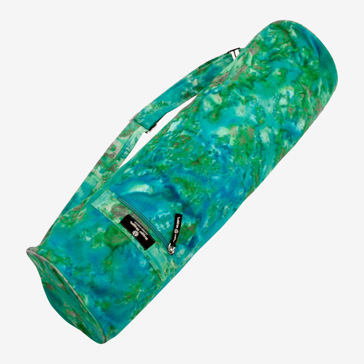 HAGUSU Yoga Mat Bag, Waterproof Bags and Carriers One Size, Blue Leaf