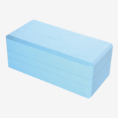 5 in. Big Foam Yoga Block - Blue (Side View)
