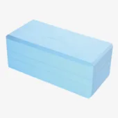 5 in. Big Foam Yoga Block - Blue (Side View)