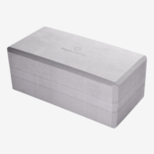 5 in. Big Foam Yoga Block - Gray (Side View)