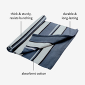 SUKALA Print Yogi Rug ＆　ESSENTIAL BALM Cotton Yoga Rug - Hugger Mugger | Thick & Sturdy, Absorbent