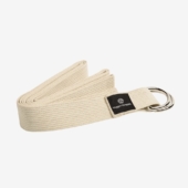 Cotton D-Ring 6 ft. Yoga Strap - Natural