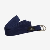 Cotton D-Ring 10 ft. Yoga Strap - Navy