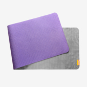 Earth Elements 5 mm Yoga Mat - Purple Mist (Folded View)