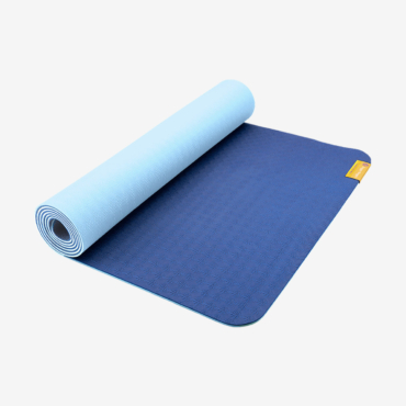Earth Elements 5 mm Yoga Mat - Sky Blue (Front View)