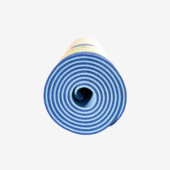 Earth Elements 5 mm Yoga Mat - Sky Blue (End View)