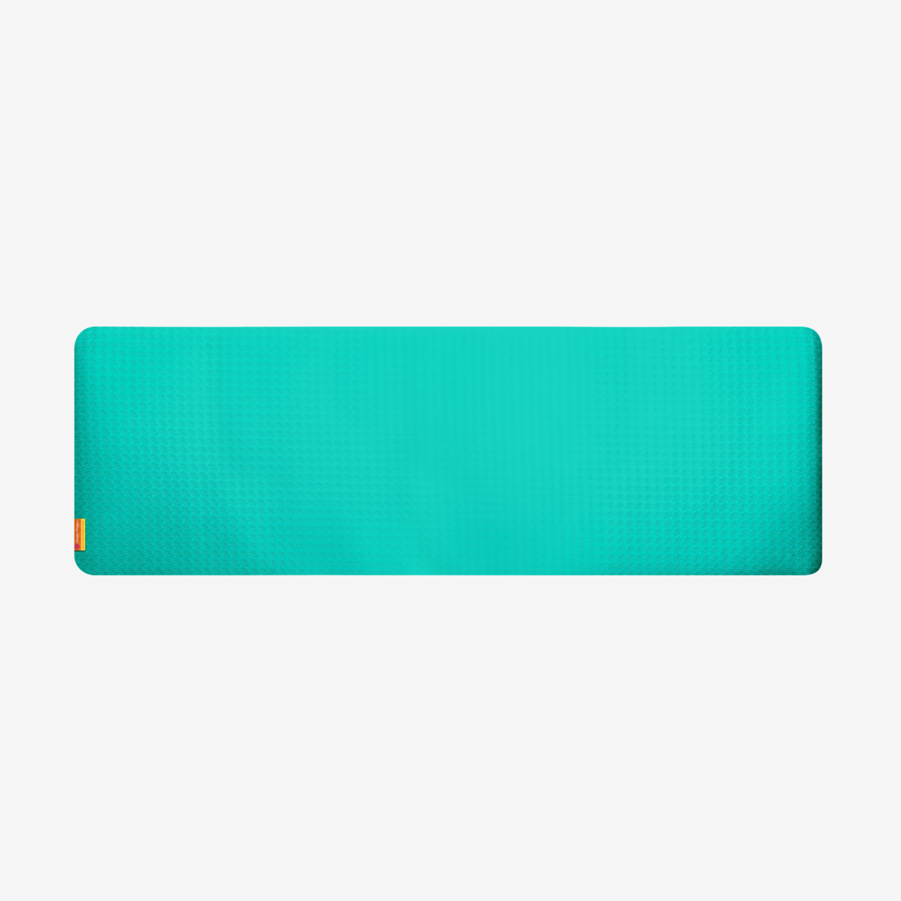 Earth Elements 5 mm Yoga Mat - Teal Onyx (Unrolled View)