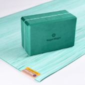 4 in Foam Yoga Block - Evergreen