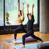 Warrior I on Para Rubber Mat - Storm, Alpine