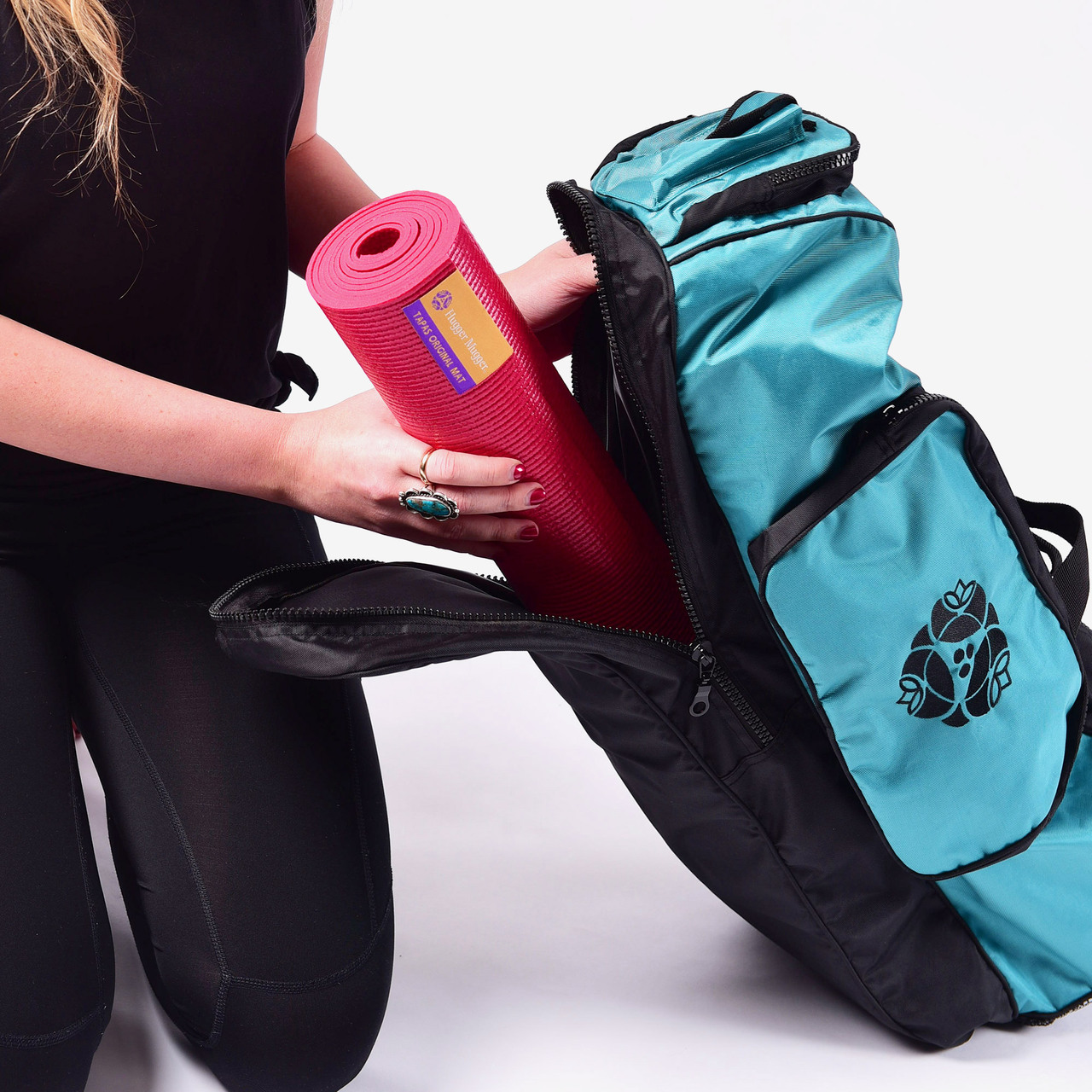 Journey Yoga Mat Bag - Hugger Mugger  Fits Yoga Mat, Blocks, Straps & More