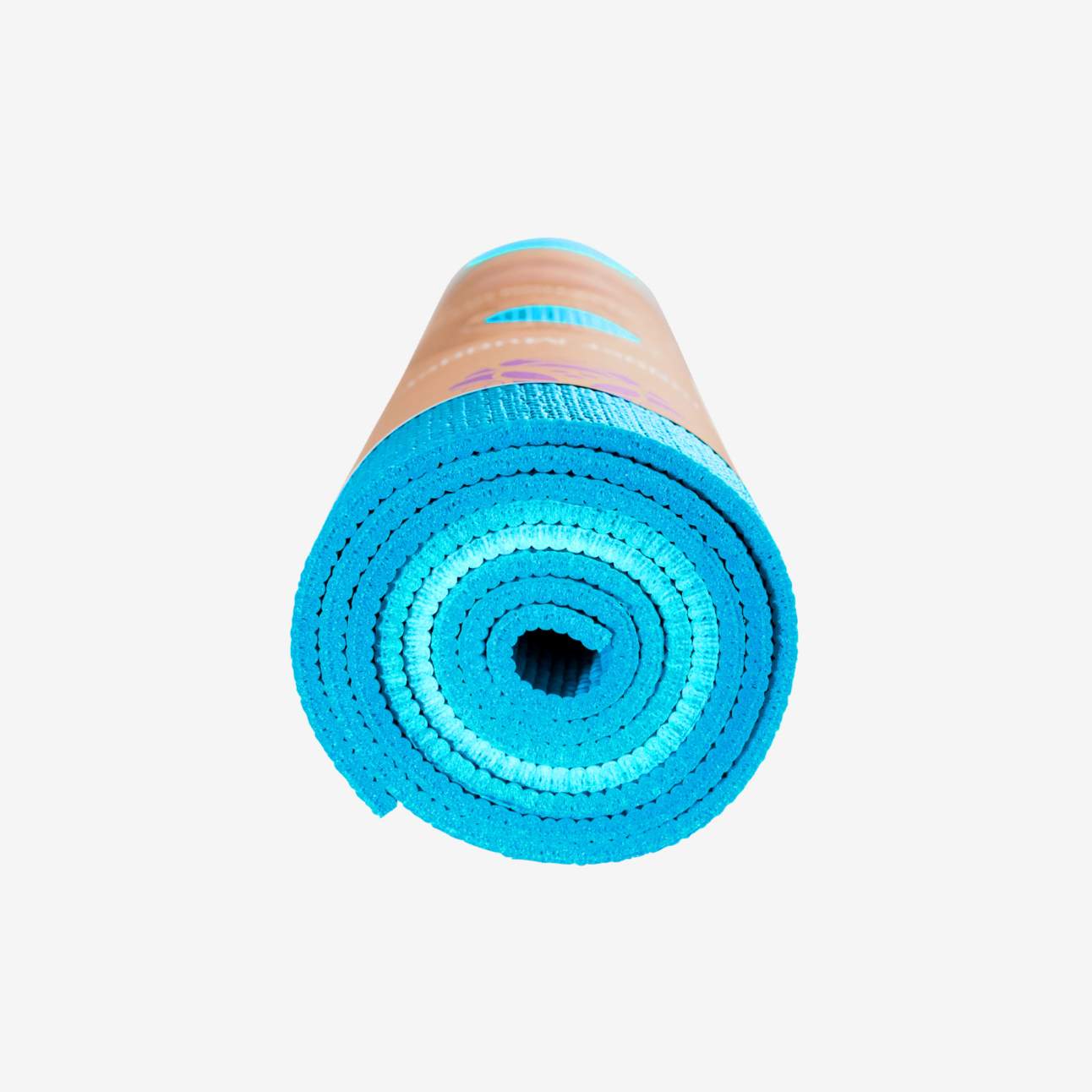 Nature Collection Ultra Yoga Mat - Ocean (End View)