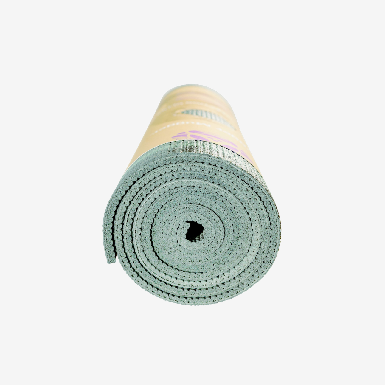 Nature Collection Ultra Yoga Mat - Pacific Fog (End View)