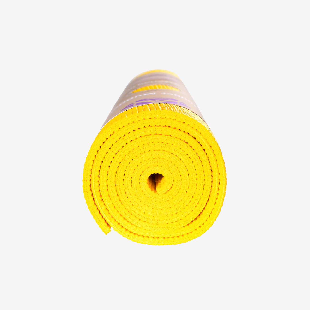 Nature Collection Ultra Yoga Mat - Sunshine (End View)