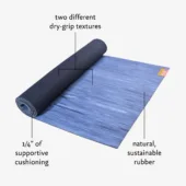 Hugger Mugger Para Rubber Yoga Mat - Natural Rubber, Great for Slippery  Hands and Feet, Dual Sided, Extra Cushion, Yoga Teacher Favorite