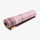 Para Rubber Yoga Mat - Twilight Mauve (Rolled View)