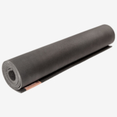 Para Rubber XL Yoga Mat - Storm (Rolled View)