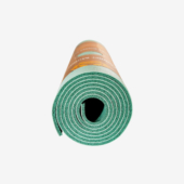Para Rubber Yoga Mat - Alpine (End View)
