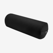 Round Yoga Bolster - Black