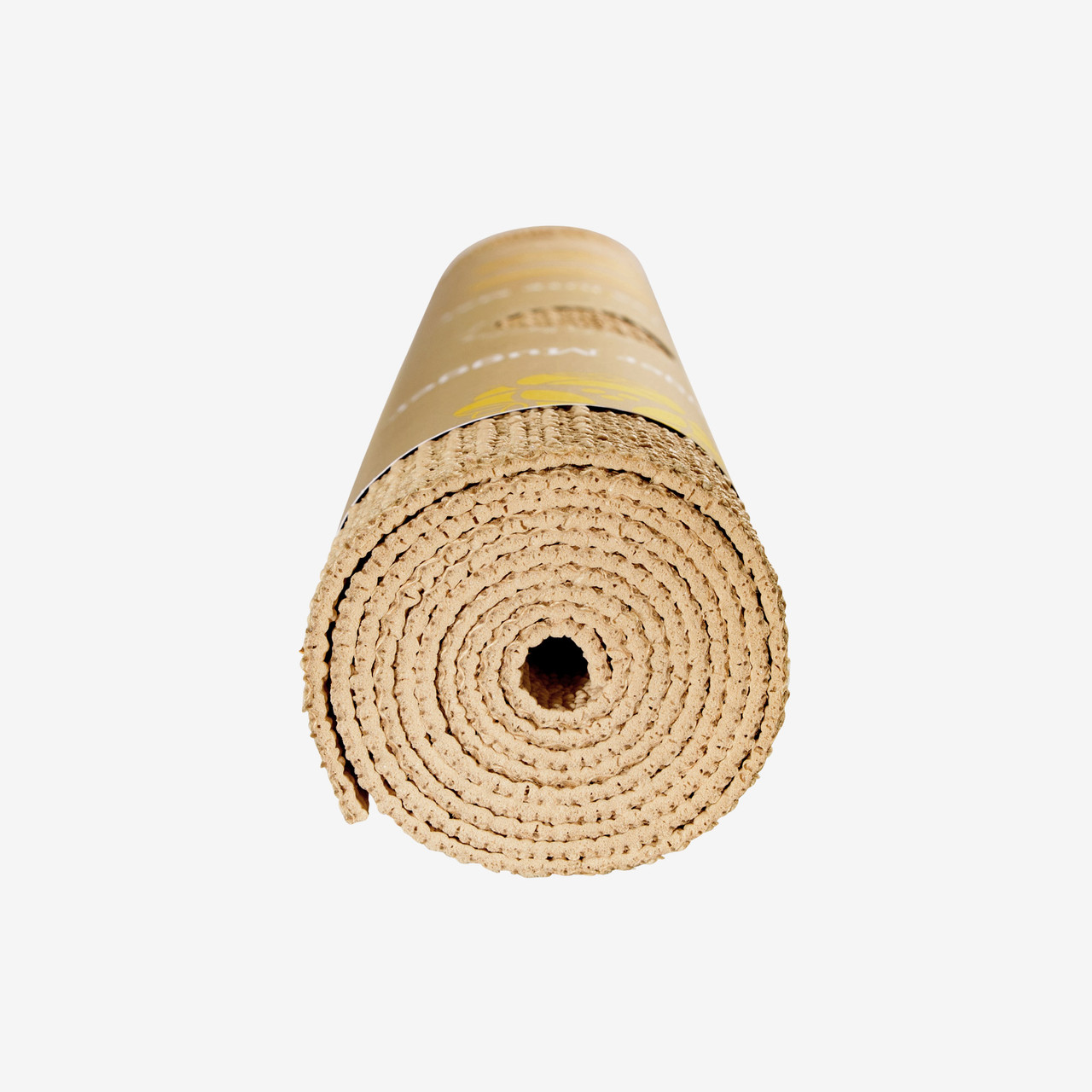 OnlyMat Latex backed Jute Yoga Mat With Orange Cotton Border