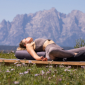 Standard Yoga Bolster - Gray