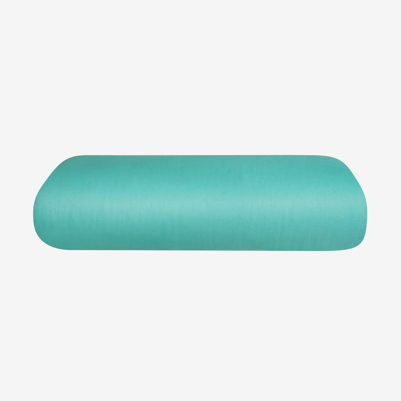 Standard Yoga Bolster - Aqua (Side View)