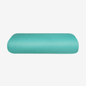 Standard Yoga Bolster - Aqua (Side View)
