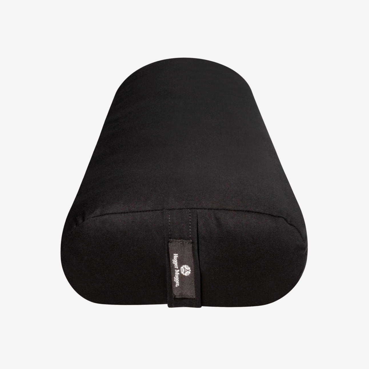 Standard Yoga Bolster - Black (End View)