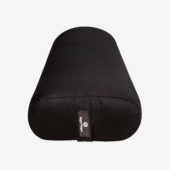 Standard Yoga Bolster - Black (End View)
