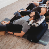 Standard Yoga Bolster - Black