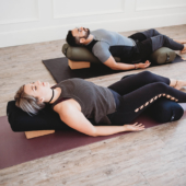 Standard Yoga Bolster - Black