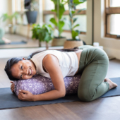 Standard Yoga Bolster - Celestial Plum