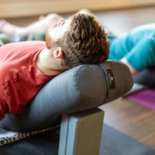 Standard Yoga Bolster - Gray