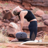 Standard Yoga Bolster - Gray