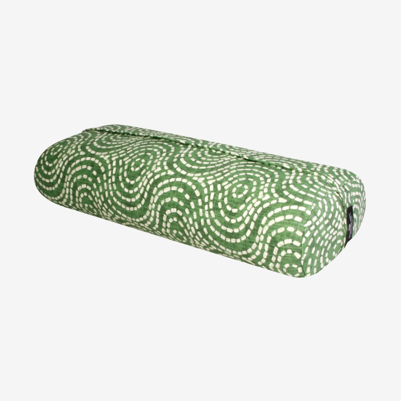 Standard Yoga Bolster - Green Goddess (Bottom View)