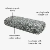 Standard Yoga Bolster - Misty Palms (Diagram)