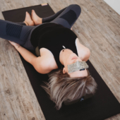 Piccolo Silk Eye Pillow with Herbal Filling - Gold