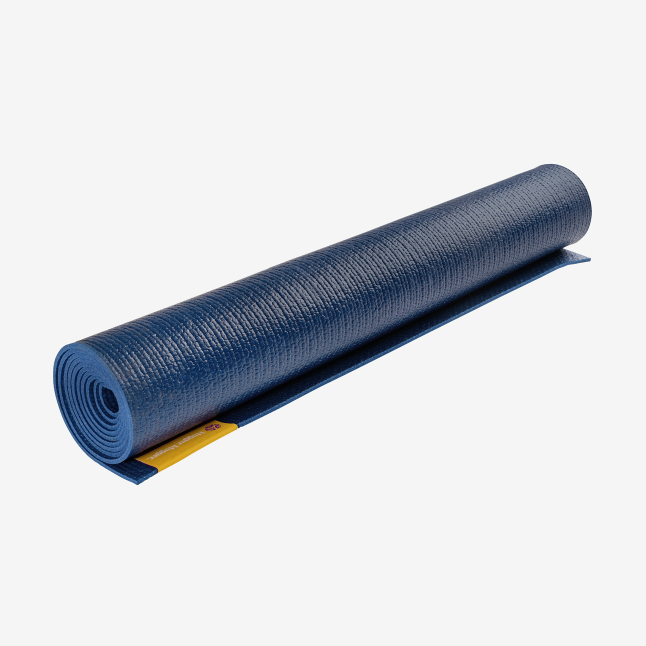 Tapas® Original Yoga Mat - Lapis Blue (Rolled View)
