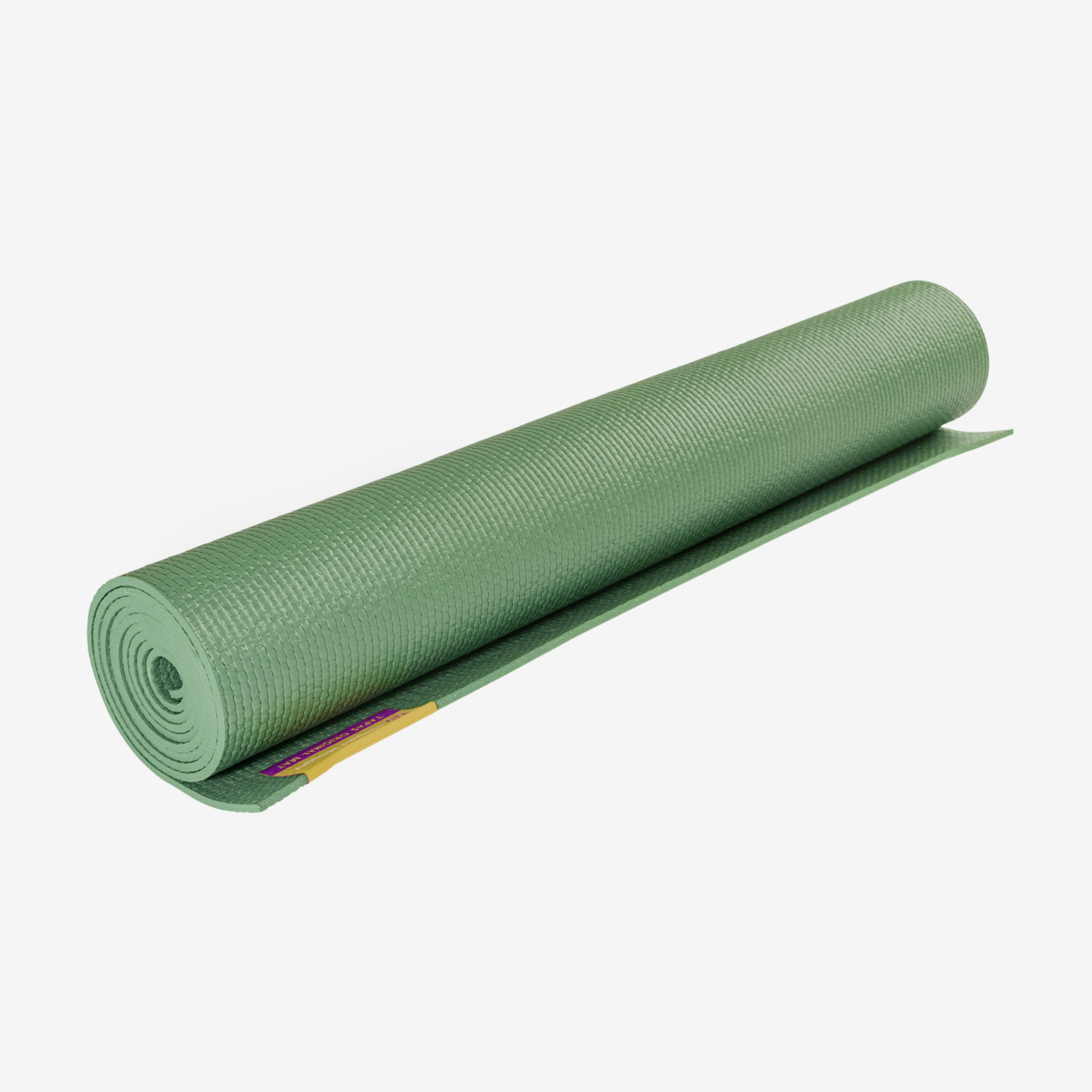 Tapas® Original Yoga Mat - Olive (Rolled View)