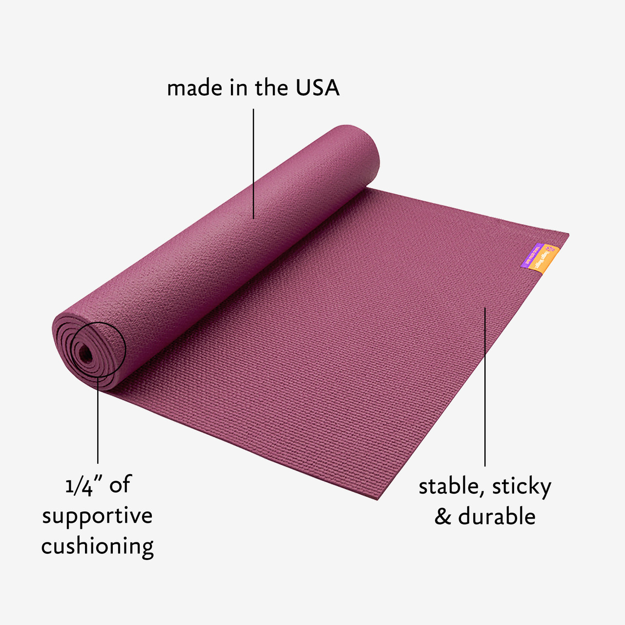 Tapas® Ultra 80 in. Extra-Long Yoga Mat - Hugger Mugger