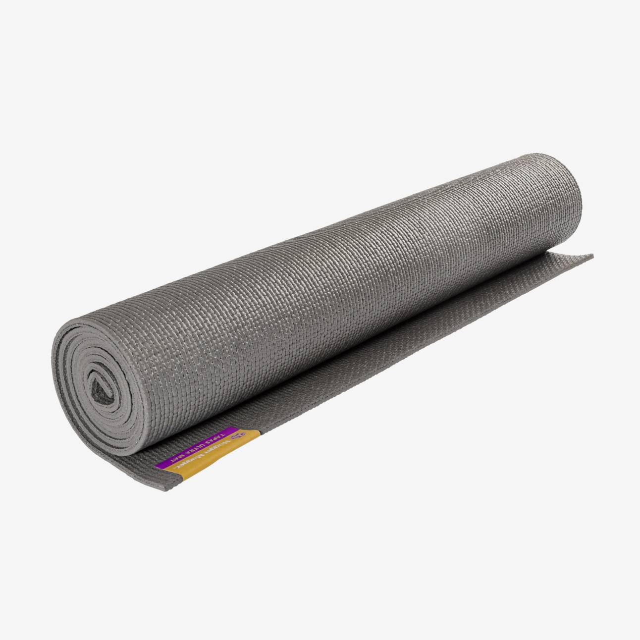 Tapas® Ultra 80 in. Extra Long Yoga Mat - Slate (Rolled View)