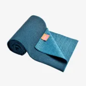The Yoga Towel - Midnight Blue (Front View)