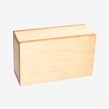 Wood Yoga Block (Front Angle)