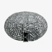Zafu Meditation Cushion - Misty Palms (Handle View)