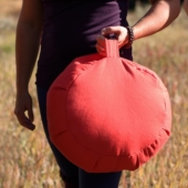 Zafu Meditation Cushion - Poppy