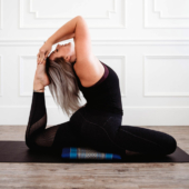 Zafuko® Large Rollable Yoga & Meditation Cushion