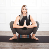 Zafuko® Yoga & Meditation Cushion - Burgundy/Blue