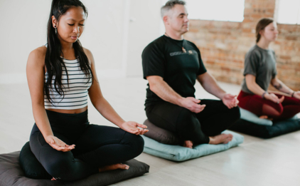 People Meditating