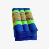 Zafuko® Yoga & Meditation Cushion - Dark Blue/Green (End View)